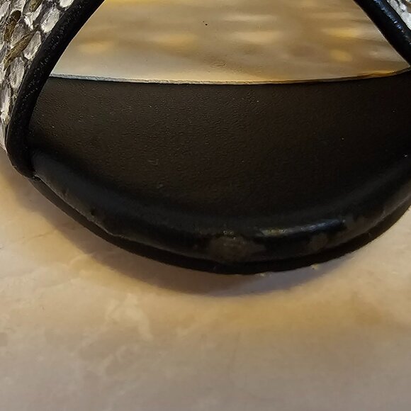 Calvin Klein Karinah Snake Print Heels with Cutouts, Size 7 - Picture 6 of 7